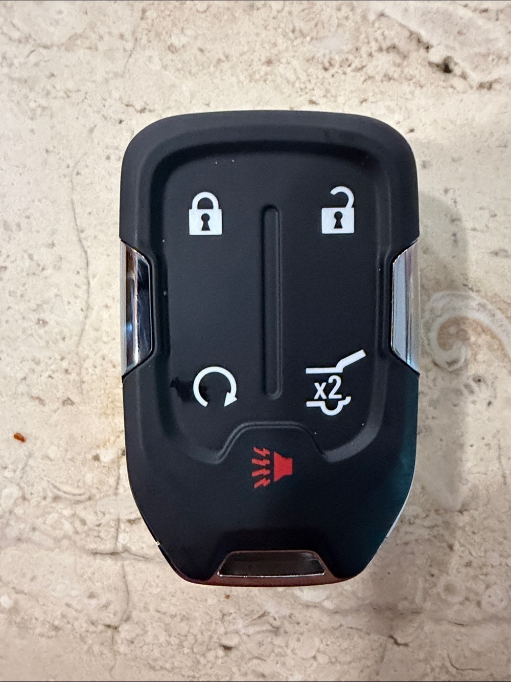 Original GMC Black Vehicle Key Fob Remote - 4-Button